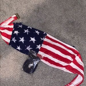 USA FLAG BATHING SUIT TOP (bottoms not included)